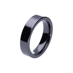 Damen Herren Keramik Ring schwarz 55 mm Ceramic Trauringe Verlobungsringe - Bild 1 von 1