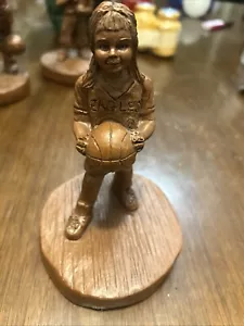 Vntg Red Mill Basketball Girl Approx 5.5” X 3.5 - Picture 1 of 4
