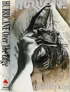 HURRICANE OVER THE EDGE CASSETTE ALBUM hard rock heavy metal clear shell Canada - Picture 1 of 16