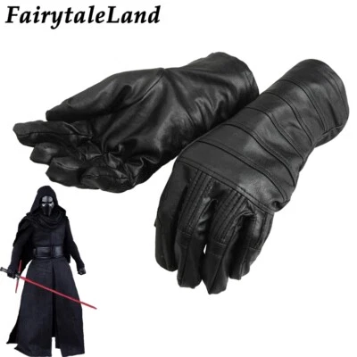Star Wars Kylo Ren Cosplay Gloves Jedi Killer Black Handwear Costume Accessory - Image 1 of 4