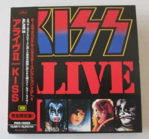 KISS- ALIVE II LTD ED CD JAPAN 1997 PHCR-10005/6 CARDBOARD MINI LP PAPER JACKET - Picture 1 of 9