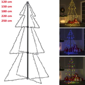 Weihnachtsbaum LED Lichterbaum Christbaum Tannenbaum Metallbaum Innen Außen - Bild 1 von 48