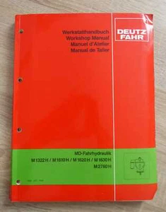 Deutz Fahr Mähdrescher M1322 + 1610H + 1620H + 1630H + 2780H Werkstatthandbuch - Bild 1 von 1