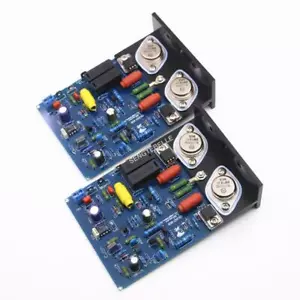 Hifi Endstufe Platine QUAD405 2.0 AMP Platine mit Aluminiumwinkel MJ15024 - Bild 1 von 9