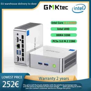 GMKtec M3 Intel Core I5-12450H Mini PC 8-core 12-thread 16/32GB DDR4 512GB/1TB - Afbeelding 1 van 14
