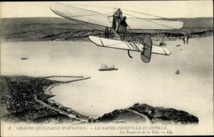 c.1910 AVIATION, Great Aviation Fortnight, Crossing the Bay; Le Havre Trouville - Picture 1 of 2
