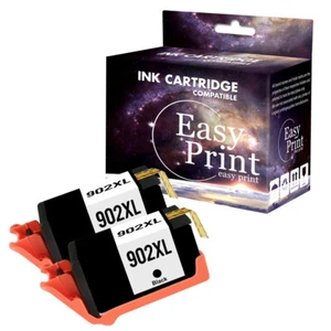 Cartucho de tinta 2BK 902XL repuesto para HP OFFICEJET PRO SERIES 6979 6970 6960 6958 - Imagen 1 de 1