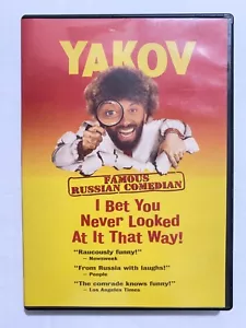 Yakov Famous Russian Comedian: I Bet You Never Looked At It That Way (DVD, 1997) - Foto 1 di 2