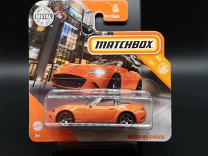 Matchbox 2015 Mazda MX-5 Miata Orange Sealed on short card. - Picture 1 of 1