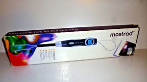 MASTRAD DIGITAL KITCHEN FORK FOOD THERMOMETER HEAT PROBE FOR MEAT AND FISH - Picture 1 of 9