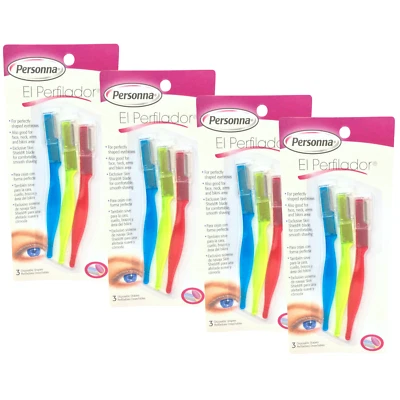 12 Personna El Perfilador Eyebrow’s Shapers,12 Perfiladores de cejas .