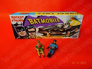 Corgi Toys 267 Batmobile Vintage Reproduction Box and Figures Top quality💥💥💥 - Picture 1 of 8