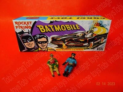Corgi Toys 267 Batmobile Vintage Reproduction Box and Figures Top quality💥💥💥 - Image 1 of 4
