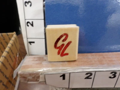 diciendo inicial gl sello de goma 2c Foto 1 de 2