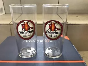 2x Füchschen Alt Gläser Glas 0,25 - Bild 1 von 1