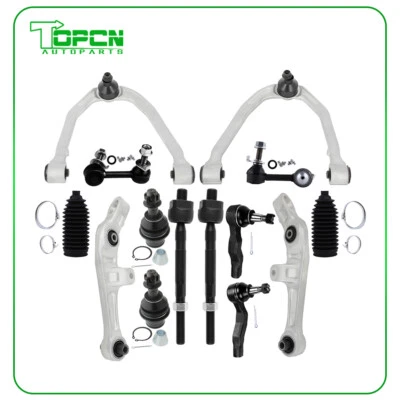 Front Upper & Lower Control Arm Sway Bar Tie Rod For 2003 - 2009 Nissan 350Z G35 Foto 1 de 4