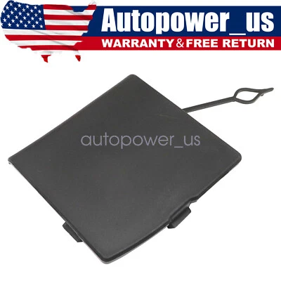 For 2017-2019 Nissan Rogue Sport Front Bumper Tow Hook Cover Black # 622A0-6MA0H - Image 1 of 4