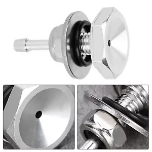 Car Turbocharger Silicone Boost Pipe Hose Nipple Vacuum VAC Gauge Fitting TDI - Picture 1 of 10