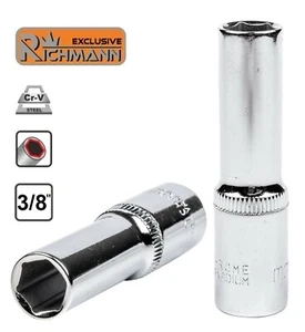 Douille longue 6 pans 3/8", Chrome-Vanadium, 24 mm, L 62 mm RICHMANN C4172 - Picture 1 of 2
