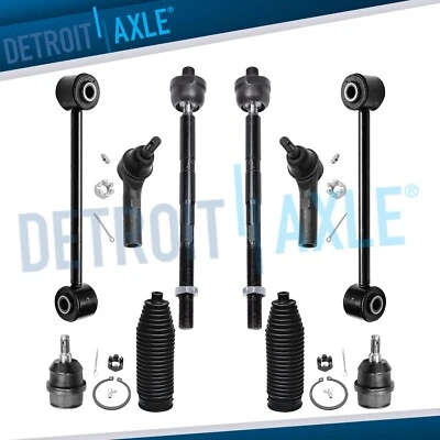 10pc Complete Front Suspension Kit for 2005-2010 Jeep Commander Grand Cherokee - Image 1 of 4