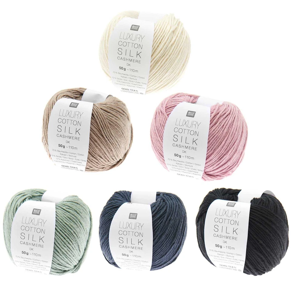 Rico Luxury Cotton Silk Cashmere DK Handstrickgarn - Bild 1 von 1
