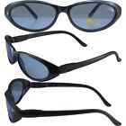 Brand New Biker Chix Mistique 68732 Sunglasses Black Frame Blue Lens