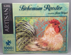 Gallo boemo puzzle 1000 pezzi Susan Winget di Lang NUOVO puzzle impegnativo! - Foto 1 di 4