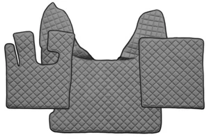 DAF XF 105 106XF Exklusive Fußmatten Tunnelabdeckung fussmatte  Eco Leather - Bild 1 von 11