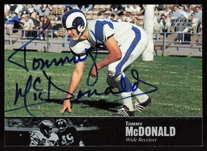 1997 Upper Deck NFL Legends - Autographs Tommy McDonald #AL-136 - Bild 1 von 2