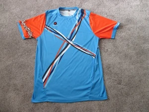 Pactimo Men's Cycling Jersey Size XXXl, Slogan on Sleeve, Colorful Blue Combo - Picture 1 of 6