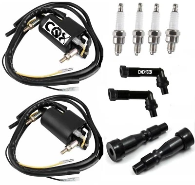 2 IGNITION COIL FOR SUZUKI 33420-26E01 33420-31F00 REPLACEMENT GS550 650 750 850 - Image 1 of 4