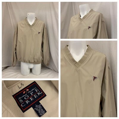 Pullover de golf Atlanta Falcons L marrón Sope Creek 100 % poliéster YGI Y1-681 Foto 1 de 4