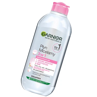 NEU Garnier Mizellenwasser 3in1 Sensitive Skin 400ml Make up Entferner Gesicht - Bild 1 von 2