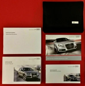 2010 AUDI Q5 Owners Manual Set 2010 ***Fair Condition*** Audi Q5 Owner's Manual - Imagen 1 de 6