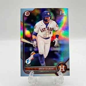 2022 Bowman Draft 1st Edition Sky Blue Foil Drew Gilbert #BD-152 *SEE - Picture 1 of 3
