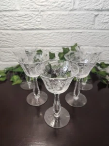 Juego de 5 copas de cóctel de licor Heather by Fostoria 5 1/8" - Imagen 1 de 4