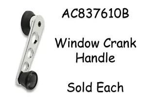 VW BUG BUS GHIA TYPE3 SUPER BEETLE CAL LOOK LATE INTERIOR WINDOW CRANK BLACK - Picture 1 of 3