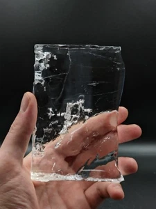 Halite crystal with water inside, enhydro halite 520 g. - Bakhmut field, Ukraine - Picture 1 of 9
