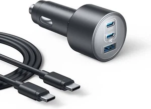 Anker USB-C Car Charger Adapter 167.5W 3-Port Fast Charging for iPhone 15MacBook - Picture 1 of 7