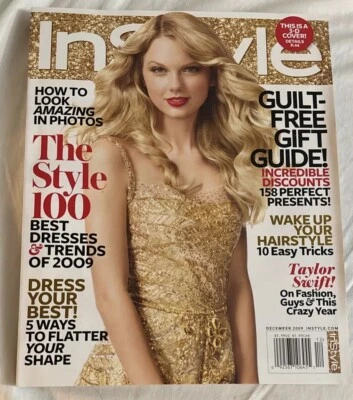 Taylor Swift InStyle Magazine December 2009 No Label Newsstand Issue - Image 1 of 4