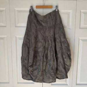 Ivan Grundahl Copenhagen 100% Wool made in Portugal Grey Plaid Skirt 38 - Picture 1 of 9
