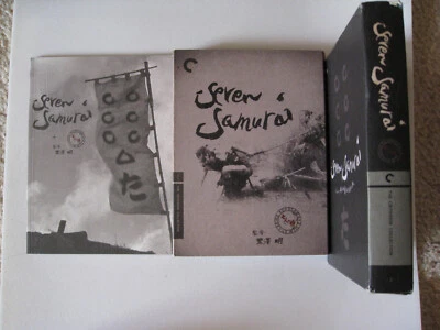 Seven Samurai  AKIRA KUROSAWA 3 DVD boxed set + booklet (Criterion Coll.) - Image 1 of 3