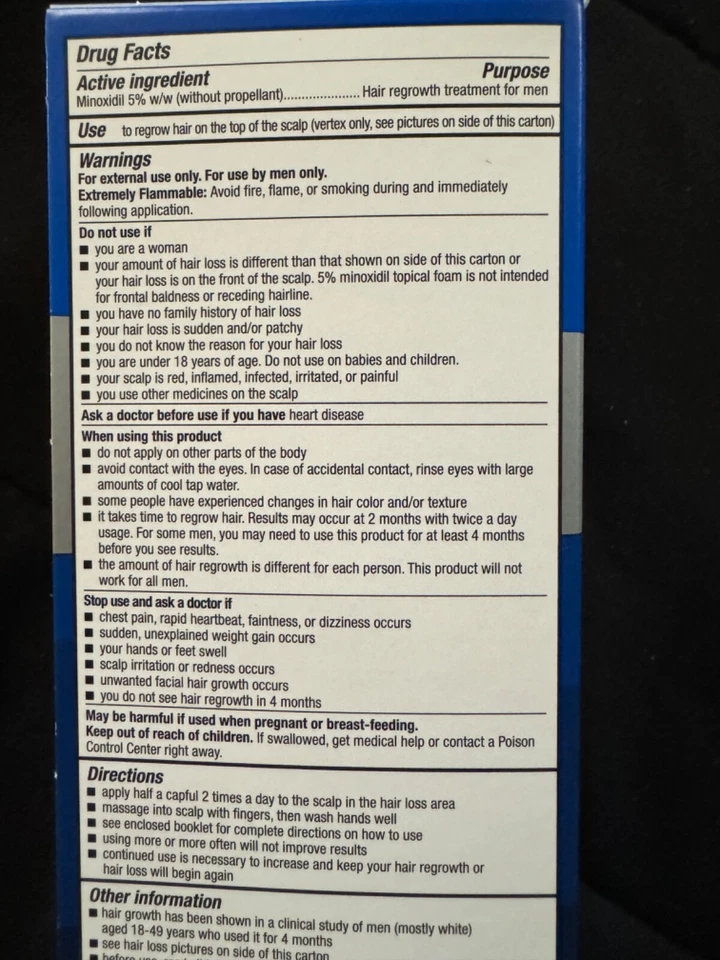 Espuma McNeil Rogaine Foto 1 de 2