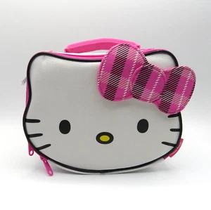 2012 SANRIO HELLO KITTY FUSTELLATA BORSA PRANZO ISOLATA/SCATOLA NUOVA CON ETICHETTE - Foto 1 di 14