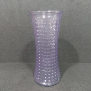 Jarrón vintage DPS Hobnail púrpura 9,75" flores boda floral - Imagen 1 de 10