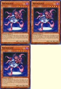 Necroface DPRP-EN039 X 3 Mint YUGIOH Cards Common - Picture 1 of 1