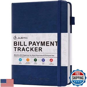 JUBTIC Bill Tracker Notebook, Bill Payment Tracker Monthly OrganizerandBill B - Picture 1 of 5