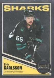 2019-20 O-Pee-Chee Platinum Hockey Retro #R-19 Erik Karlsson