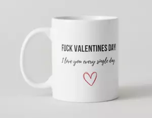 Valentine's Day Cup - White | Coffee Mug | Valentine's Day Gift Idea | Cup - Picture 1 of 4