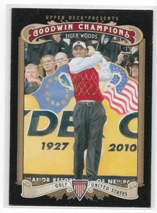 Tiger Woods 2012 Upper Deck Goodwin Champions Golf Card #100 qty - Picture 1 of 1